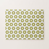 Puzzle Motif Vert Olive (Horizontal)