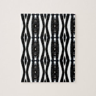 Puzzle Motif vertical noir et blanc
