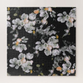 Puzzle Motif Vintage fleuri sans éclat (Horizontal)