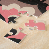 Puzzle Motif vintage fleuri sans joint (Côté)
