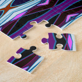 Puzzle Motif violet unique (Côté)