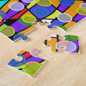 Puzzle Motifs abstraits tourbillonnants pastel (Côté)