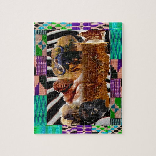 Puzzle "Motifs d'Afrique" (Vertical)