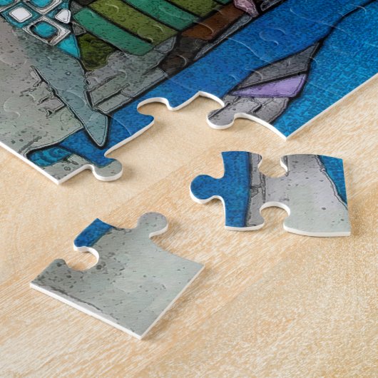 Puzzle Motifs dansant pieds nus (Côté)