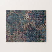 Puzzle Motifs Grungy avec Patchwork Désordonné de Texture (Horizontal)