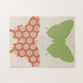 Puzzle Motifs papillons décoratifs sur Arrière - plan crè (Horizontal)