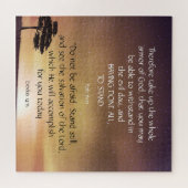 Puzzle Motivation ascendante inspirante Écriture biblique (Horizontal)