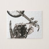 Puzzle Moto classique américaine de couperet (Horizontal)