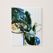 Puzzle Moto impressionnante rapide de speed-way (Vertical)