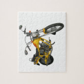 Puzzle Moto jaune (Vertical)