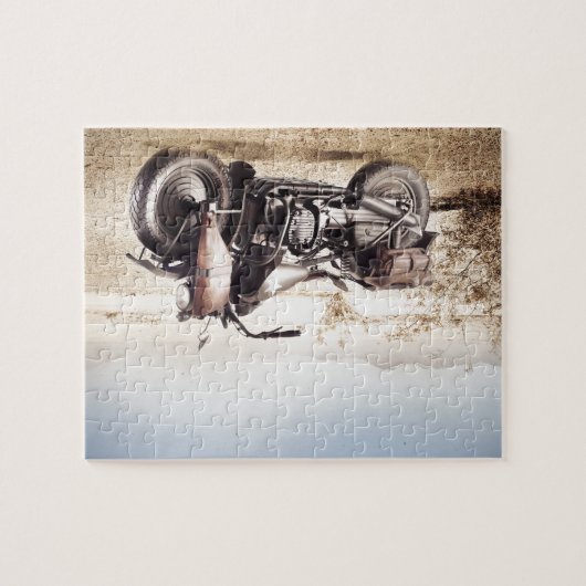 Puzzle Moto militaire (Horizontal)
