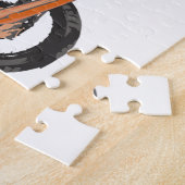 Puzzle Moto simple - dessin du coureur 750 de café (Côté)