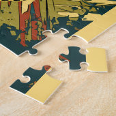 Puzzle Motocross de nom personnalisé (Côté)