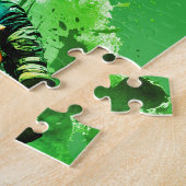 Puzzle Motocross nom personnalisé (Côté)