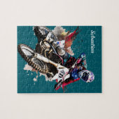 Puzzle Motocross personnalisé (Horizontal)