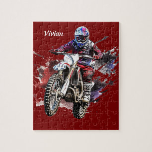 Puzzle Motocross personnalisé