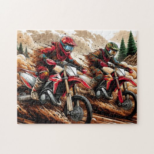 Puzzle Motocross Racing (Horizontal)