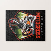 Puzzle Motocross Racing Personnalisé Dirt Bike Trail Ride (Horizontal)