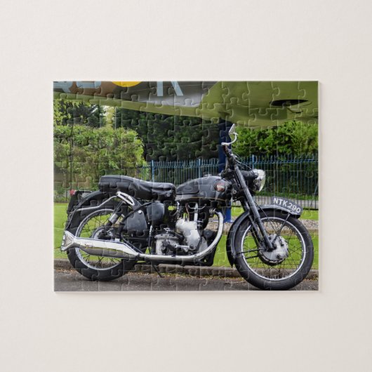 Puzzle Motocyclette et Spitfire (Horizontal)