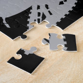 Puzzle Motoneige gris argent (Côté)