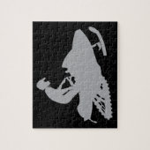 Puzzle Motoneige gris argent (Vertical)