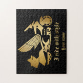 Puzzle Motorbike motorcycle biker goldwing (Vertical)