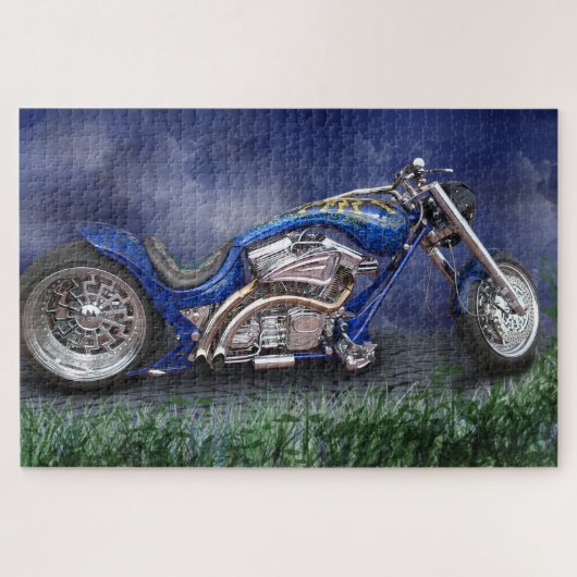 Puzzle Motorcycle (Horizontal)