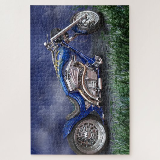 Puzzle Motorcycle (Vertical)