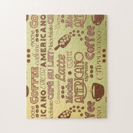Puzzle Mots de café (Vertical)
