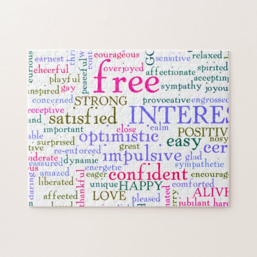 Puzzle Mots stimulants (Horizontal)