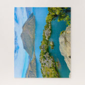 Puzzle Mou Waho, Otago, Nouvelle-Zélande (Vertical)