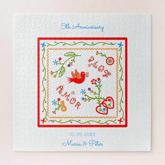 Puzzle Mouchoirs d'amour de Valentine (Vertical)