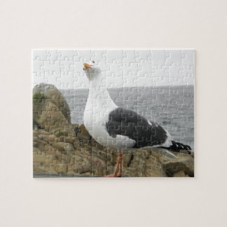 Puzzle Mouette drôle de tête d'inclinaison