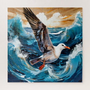 Puzzle Mouette Océan