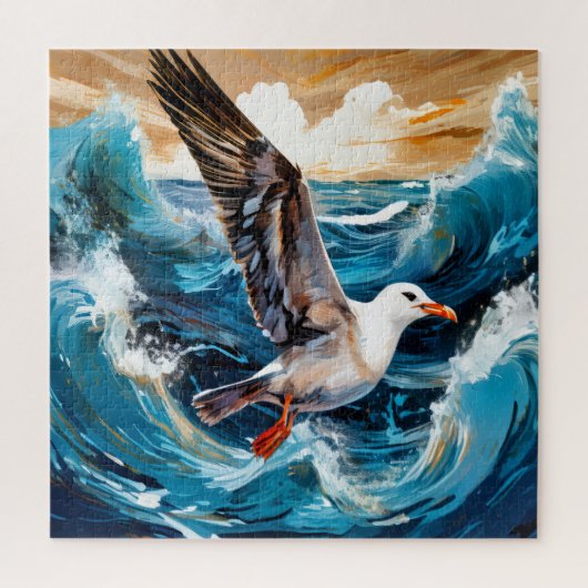 Puzzle Mouette Océan (Vertical)
