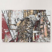 Puzzle Mouette sur le pont à Hythe (Horizontal)