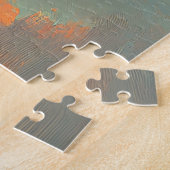 Puzzle Mouette sur un coucher de soleil (Côté)