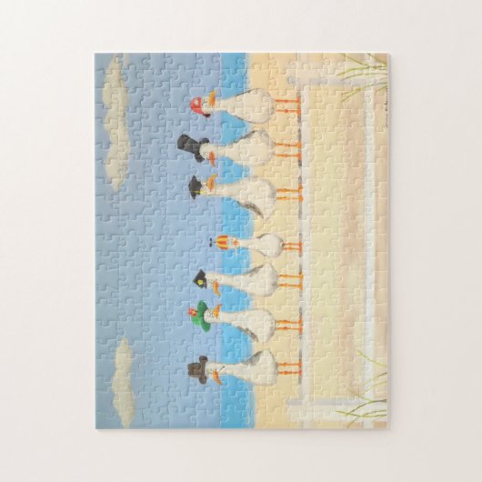 Puzzle Mouettes avec Casquette (Vertical)