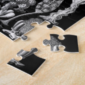 Puzzle Moules de boue en noir et blanc (Côté)