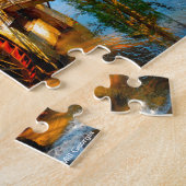 Puzzle Moulin à gruau Géorgie. (Côté)