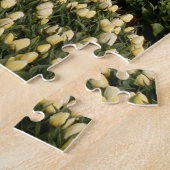 Puzzle Moulin à vent avec tulipes fleurs verticales (Côté)