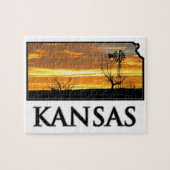 Puzzle Moulin à vent de ferme du Kansas (Horizontal)