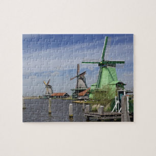Puzzle Moulin à vent, Zaanse Schans, Hollande, Pays-Bas 2