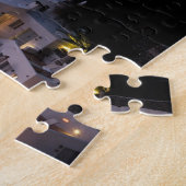 Puzzle Moulin Grèce Santorin Maisons d'été Mer Jigsaw (Côté)