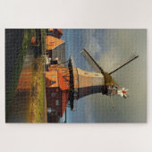 Puzzle Moulin Ostfriesland Pays-Bas Grind Grain Jigsaw Pu (Horizontal)