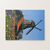 Puzzle Moulin Pays-Bas Tulip Garden Europe Jigsaw Pu (Horizontal)