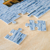 Puzzle Moulins à vent néerlandais Coucher de soleil nuage (Côté)