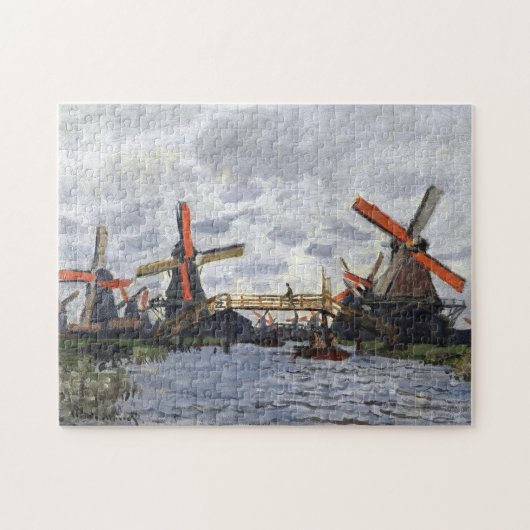Puzzle Moulins à vin près de Zaandam Monet Art (Horizontal)