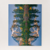 Puzzle Mount Shuksan mirrored in Reflection Lake (Vertical)