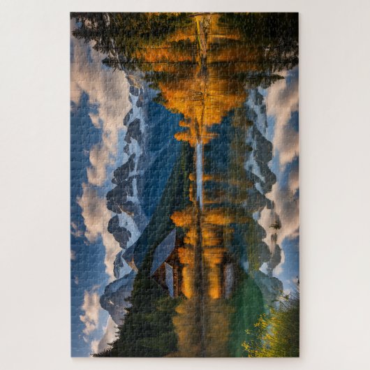 Puzzle Mountain Lodge (Vertical)